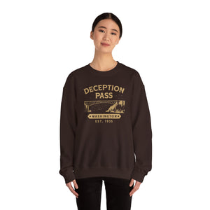 Deception Pass Washington Gildan Unisex Crewneck Sweatshirt