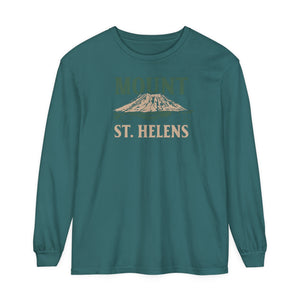 Mount St. Helens Washington Comfort Colors Unisex Long Sleeve T-Shirt