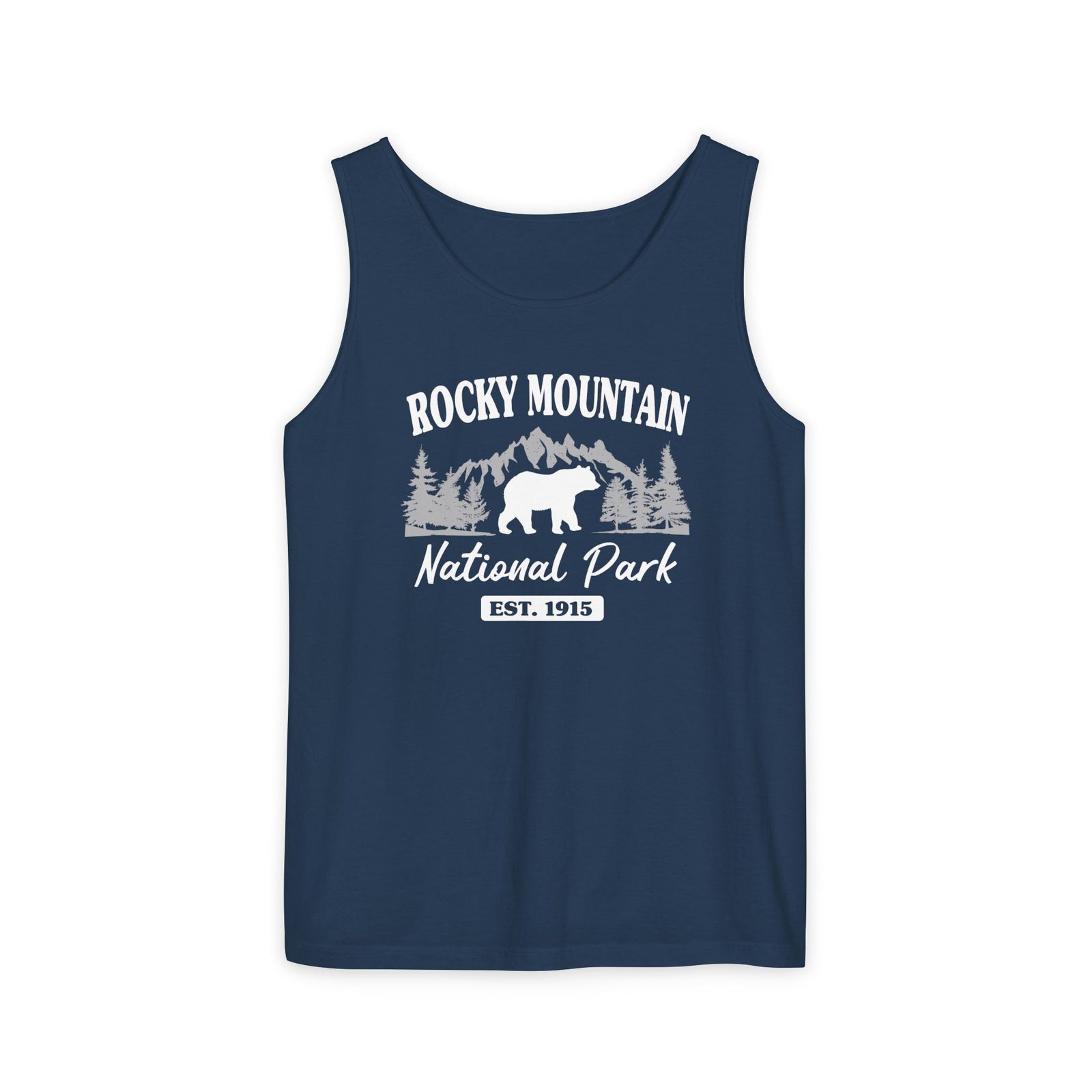 Rocky Mountain National Park Colorado Comfort Colors Tank Top