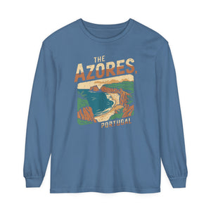 The Azores Portugal Comfort Colors Unisex Long Sleeve T-Shirt