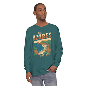 The Azores Portugal Comfort Colors Unisex Long Sleeve T-Shirt