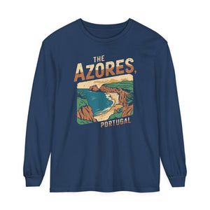 The Azores Portugal Comfort Colors Unisex Long Sleeve T-Shirt