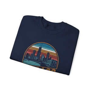 Chicago Skyline Illinois Gildan Unisex Crewneck Sweatshirt