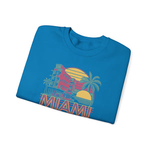 Miami Florida Gildan Unisex Crewneck Sweatshirt