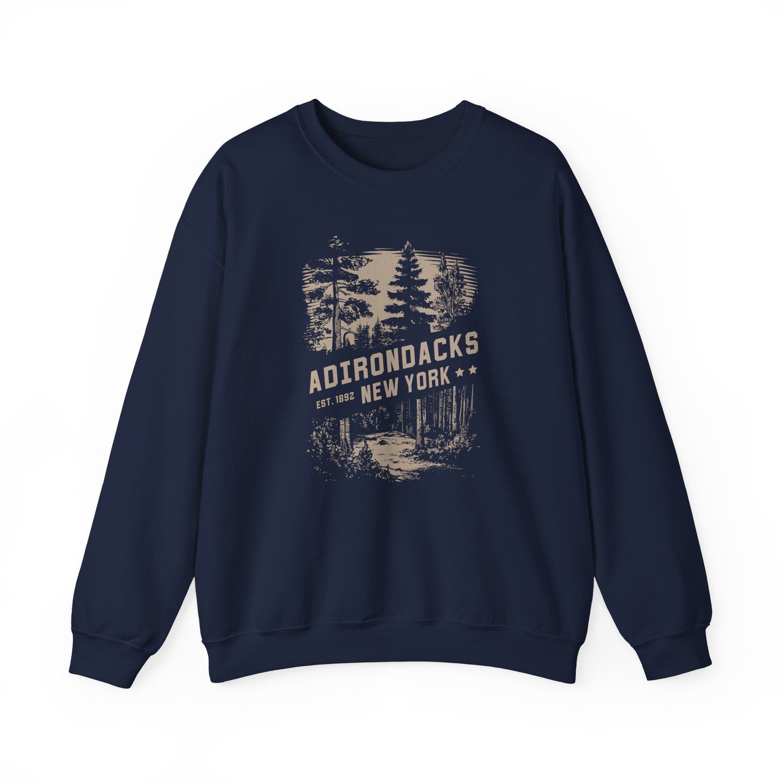 Adirondacks New York Gildan Unisex Crewneck Sweatshirt