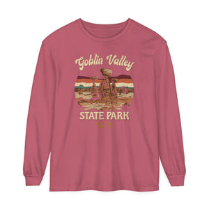 Goblin Valley State Park Utah Comfort Colors Unisex Long Sleeve T-Shirt