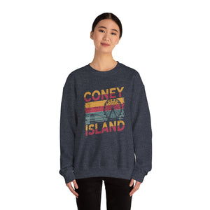 Coney Island New York Gildan Unisex Crewneck Sweatshirt