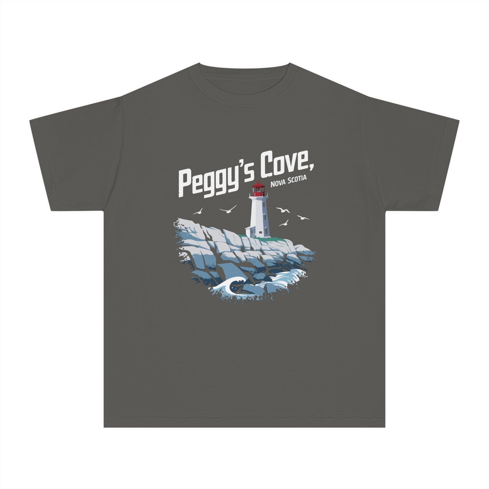Peggy’s Cove Nova Scotia Comfort Colors Youth Kids T-Shirt