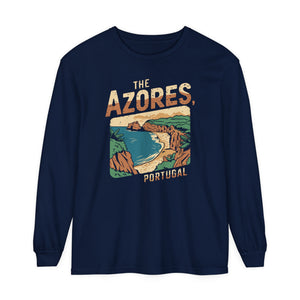 The Azores Portugal Comfort Colors Unisex Long Sleeve T-Shirt