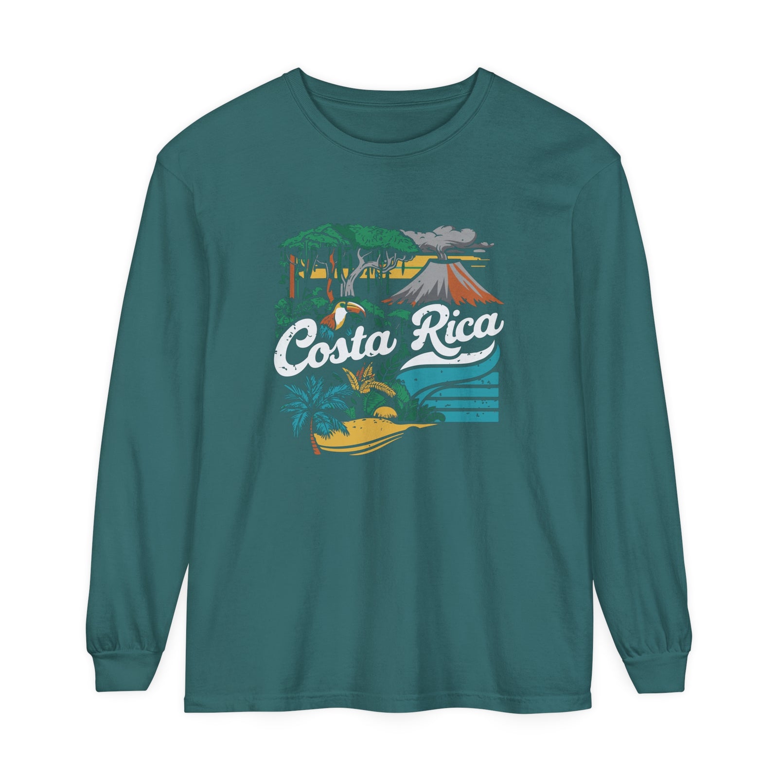 Costa Rica Comfort Colors Unisex Long Sleeve T-Shirt