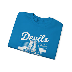 Devils Tower Wyoming Gildan Unisex Crewneck Sweatshirt