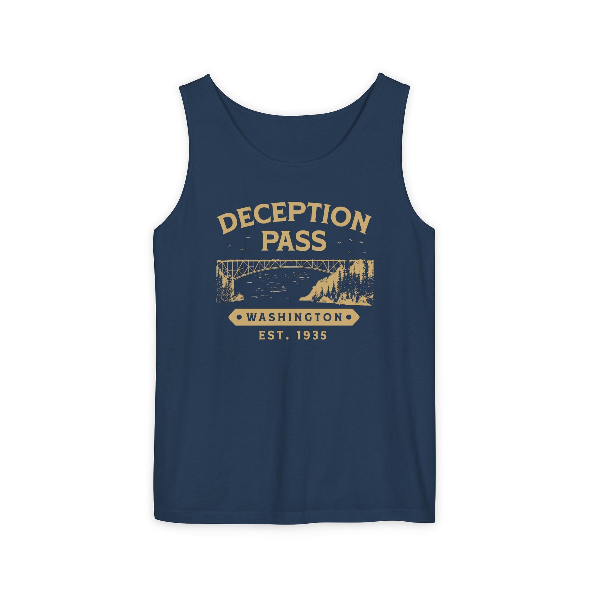 Deception Pass Washington Comfort Colors Tank Top