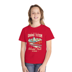Grand Teton National Park Wyoming Comfort Colors Youth Kids T-Shirt