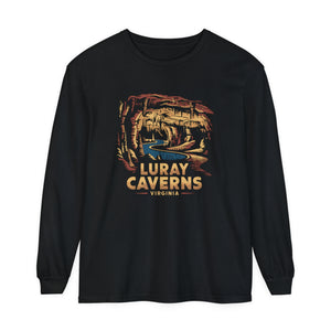 Luray Caverns Virginia Comfort Colors Unisex Long Sleeve T-Shirt