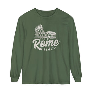 Rome Italy Comfort Colors Unisex Long Sleeve T-Shirt