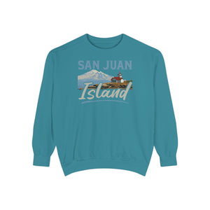 San Juan Island Washington Comfort Colors Unisex Sweatshirt
