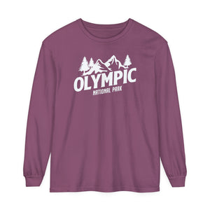 Olympic National Park Washington Comfort Colors Unisex Long Sleeve T-Shirt