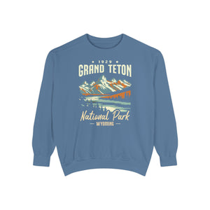 Grand Teton National Park Wyoming Comfort Colors Unisex Sweatshirt