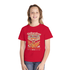 Yellowstone National Park Wyoming Montana Idaho Comfort Colors Youth Kids T-Shirt