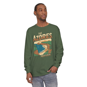 The Azores Portugal Comfort Colors Unisex Long Sleeve T-Shirt