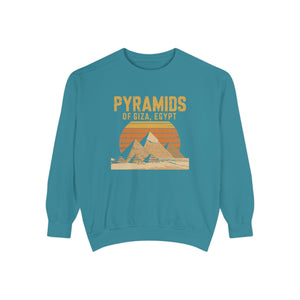 Pyramids of Giza Egypt Comfort Colors Unisex Sweatshirt