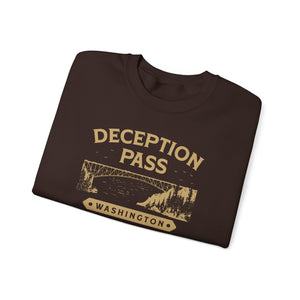 Deception Pass Washington Gildan Unisex Crewneck Sweatshirt