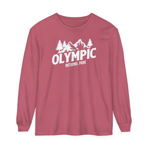Olympic National Park Washington Comfort Colors Unisex Long Sleeve T-Shirt