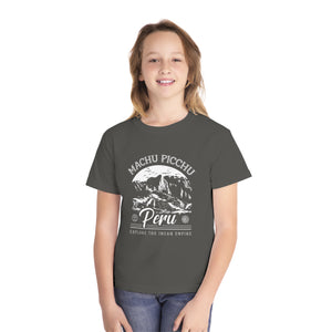 Machu Picchu Peru Comfort Colors Youth Kids T-Shirt