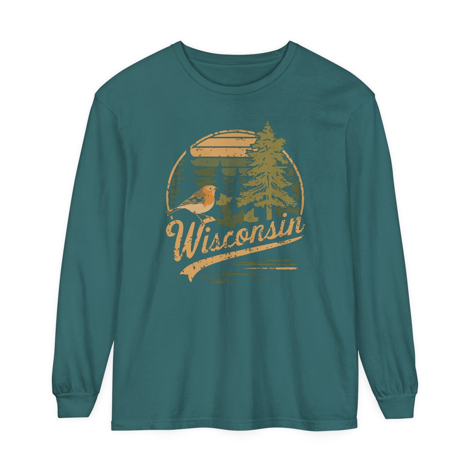 Wisconsin Comfort Colors Unisex Long Sleeve T-Shirt