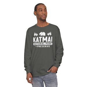 Katmai National Park Alaska Comfort Colors Unisex Long Sleeve T-Shirt