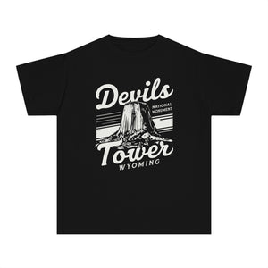Devils Tower Wyoming Comfort Colors Youth Kids T-Shirt