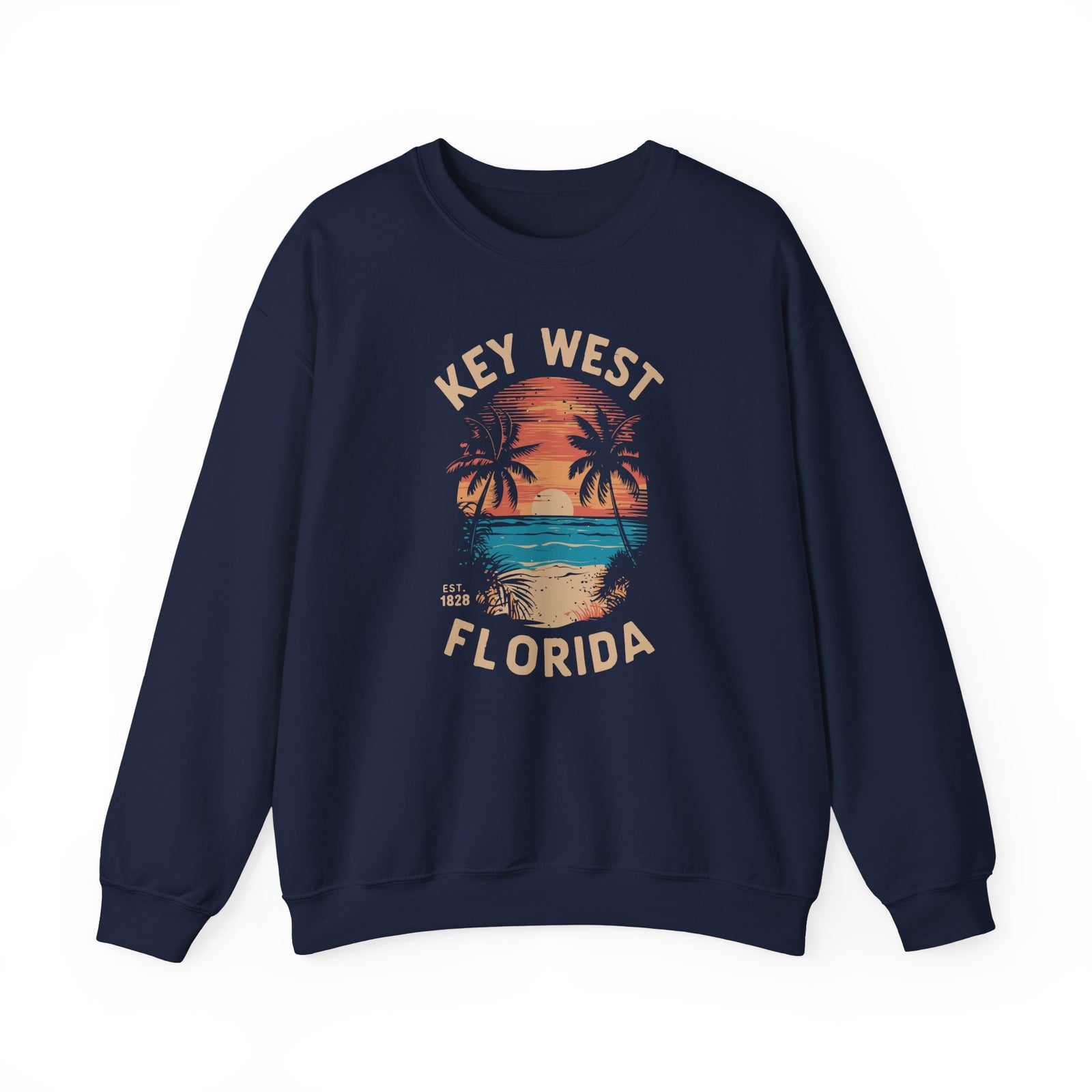 Key West Florida Gildan Unisex Crewneck Sweatshirt