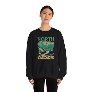 North Cascades National Park Washington Gildan Unisex Crewneck Sweatshirt