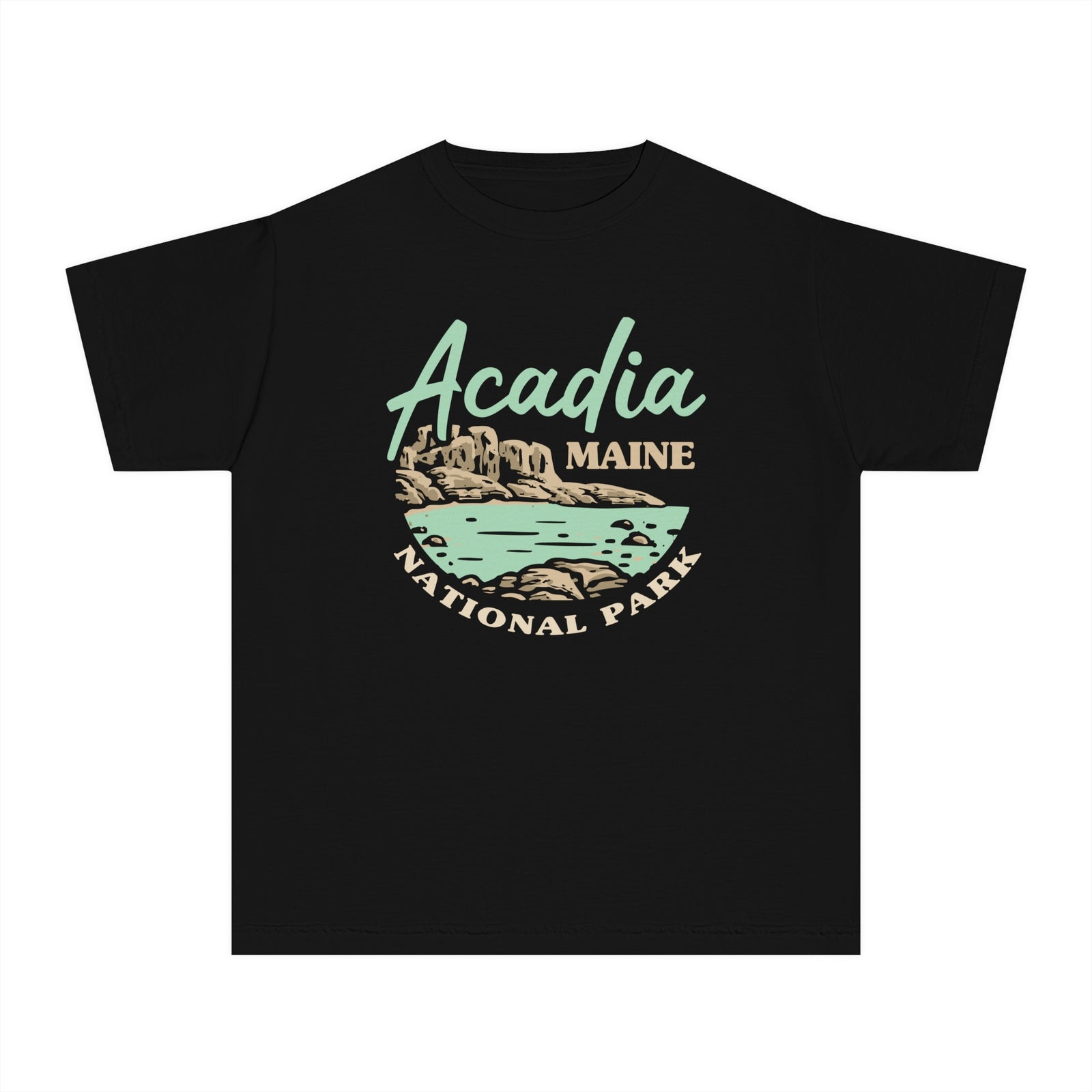 Acadia Maine Comfort Colors Youth Kids T-Shirt