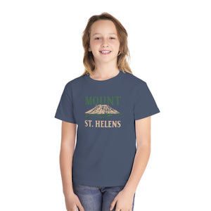 Mount St. Helens Washington Comfort Colors Youth Kids T-Shirt