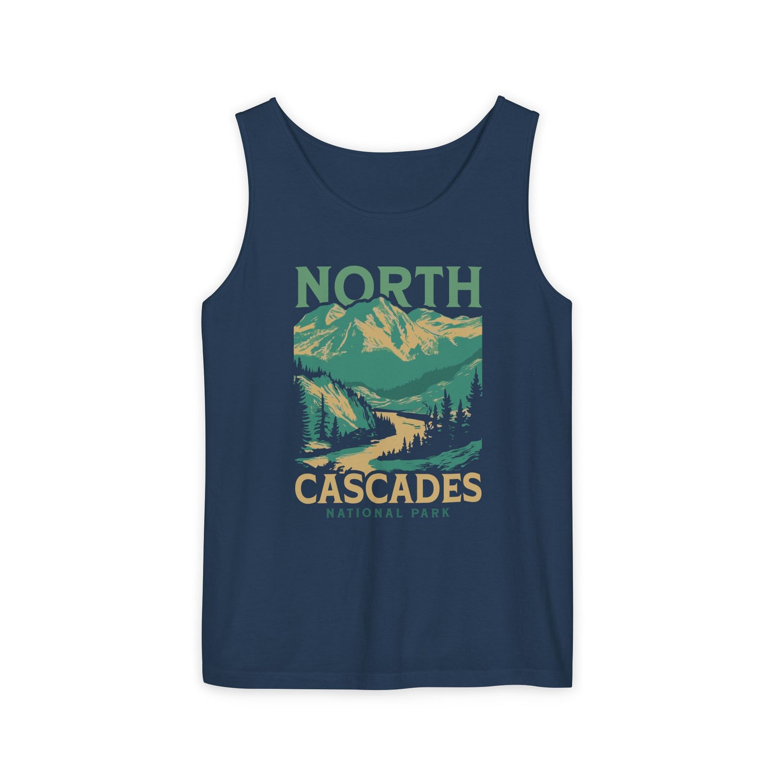 North Cascades National Park Washington Comfort Colors Tank Top