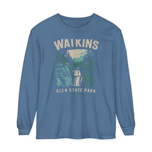 Watkins Glen State Park New York Comfort Colors Unisex Long Sleeve T-Shirt