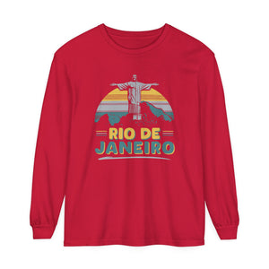 Rio de Janeiro Brazil Comfort Colors Unisex Long Sleeve T-Shirt