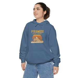 Pyramids of Giza Egypt Comfort Colors Unisex Hoodie