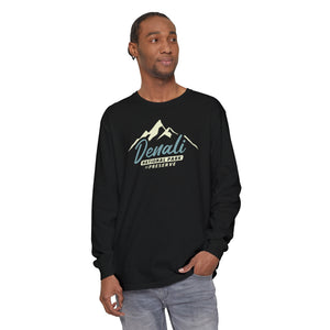 Denali National Park Alaska Comfort Colors Unisex Long Sleeve T-Shirt