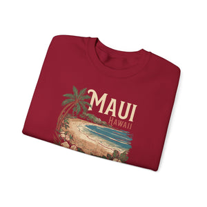 Maui Hawaii Gildan Unisex Crewneck Sweatshirt