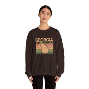 Georgia Peach Gildan Unisex Crewneck Sweatshirt