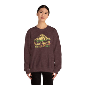 Mount Rainier Washington Gildan Unisex Crewneck Sweatshirt