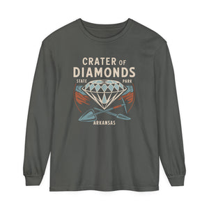 Crater of Diamonds State Park Arkansas Comfort Colors Unisex Long Sleeve T-Shirt