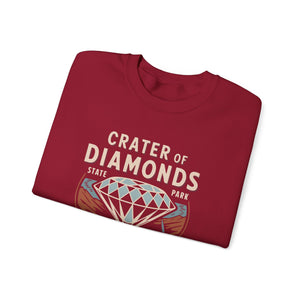 Crater of Diamonds State Park Arkansas Gildan Unisex Crewneck Sweatshirt