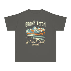 Grand Teton National Park Wyoming Comfort Colors Youth Kids T-Shirt