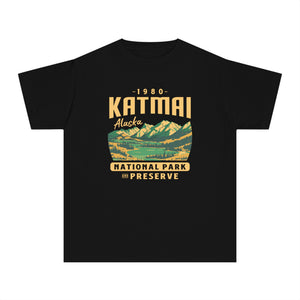 Katmai National Park Alaska Comfort Colors Youth Kids T-Shirt