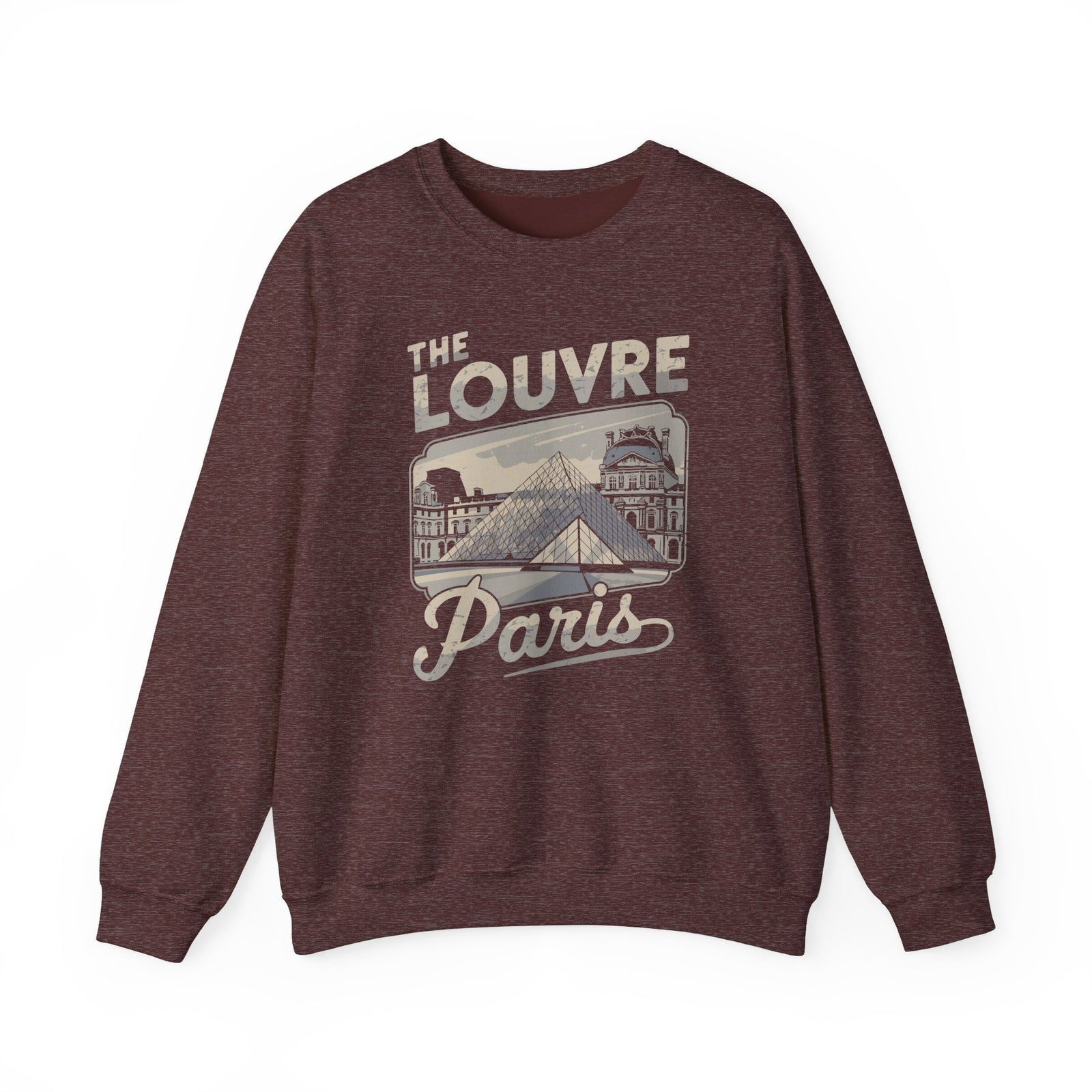 The Louvre Paris France Gildan Unisex Crewneck Sweatshirt