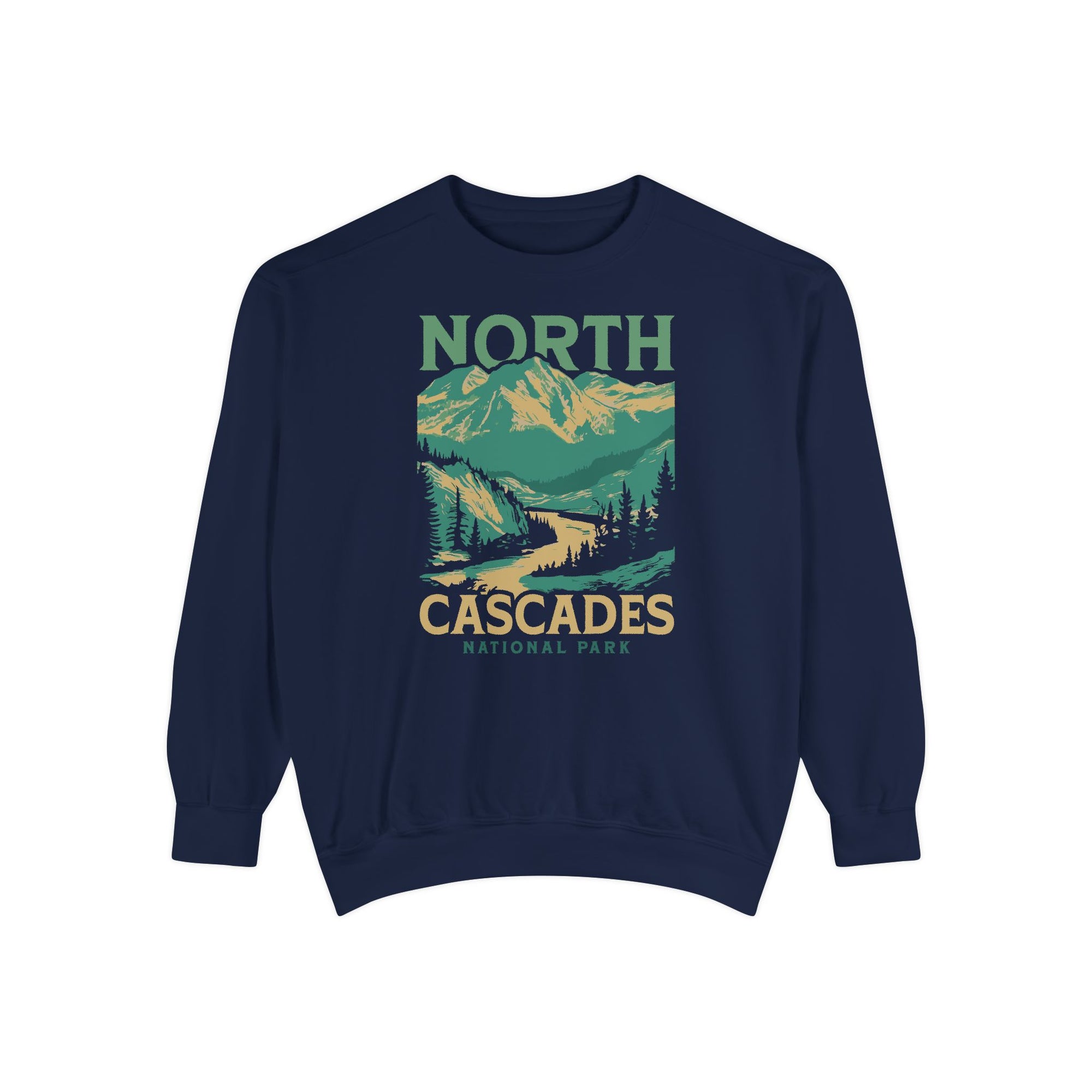 North Cascades National Park Washington Comfort Colors Unisex Sweatshirt