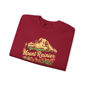Mount Rainier Washington Gildan Unisex Crewneck Sweatshirt